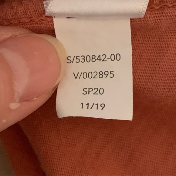 ATHLETA Daily Snake Tee 100% Cotton Etruscan Red Orange Size XS Style# 530842 - Picture 14 of 14